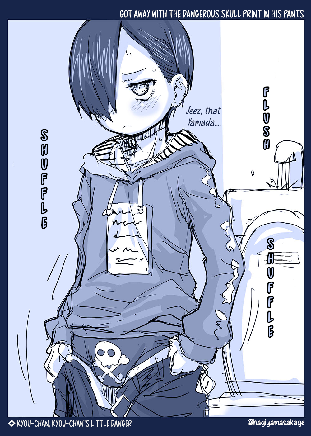 Boku No Kokoro No Yabai Yatsu - Twitter Comics By Fountains Square Chapter 45: Dangerous Skull Print - Picture 1