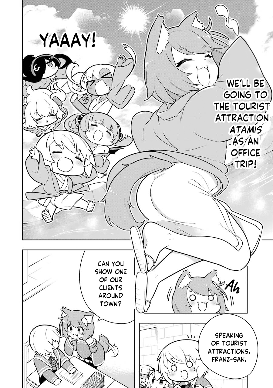 Though Young People Recoil From Entering The Black Magic Industry, I Found Its Treatment Of Employees Quite Good When I Entered It, And The President And Familiar Are Cute Too So Everything Is Awesome Vol.6 Chapter 31: Escorting A Customer - Picture 2