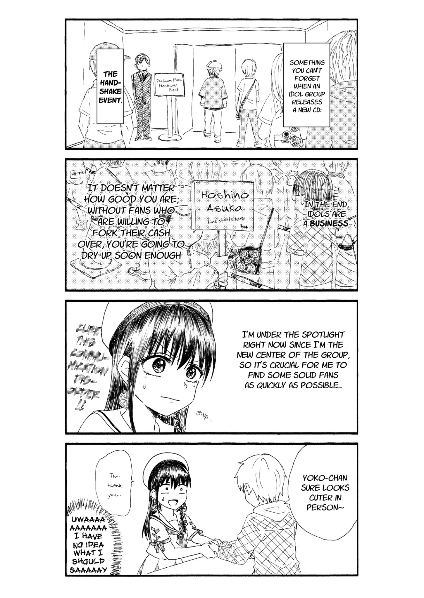 Kimoota, Idol Yarutteyo Chapter 23: Creepy Nerd, Shakes Hands - Picture 2