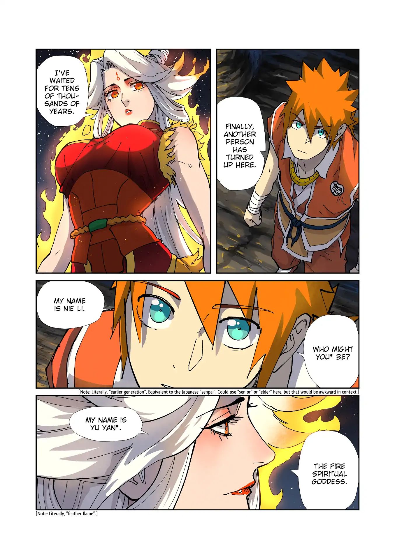 Tales Of Demons And Gods Chapter 223.5: Fire Spiritual Goddess (Part 2) - Picture 2