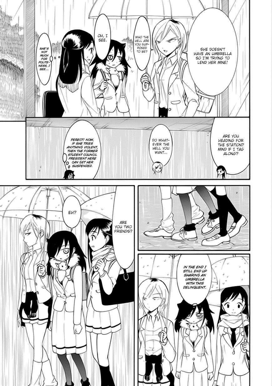 It's Not My Fault That I'm Not Popular! Vol.10 Chapter 98: Because I'm Not Popular, I'll Go Home In The Winter Rain - Picture 3