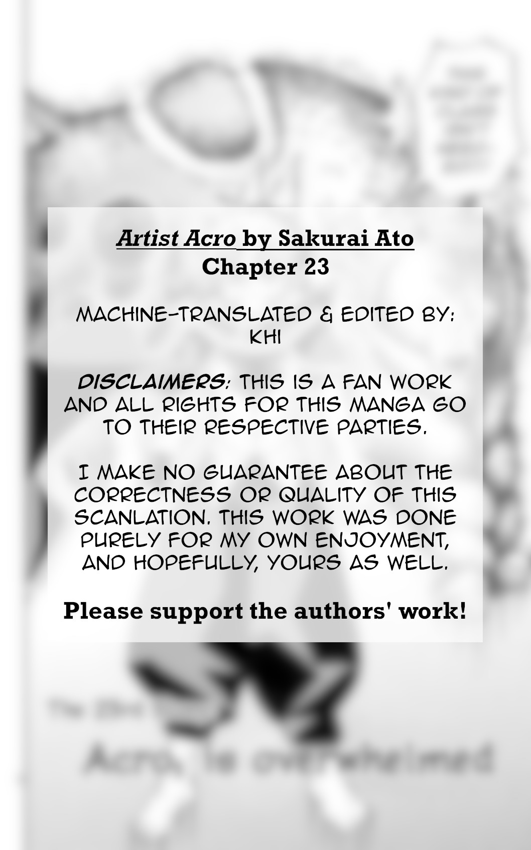 Artist Acro Chapter 23 - Picture 3
