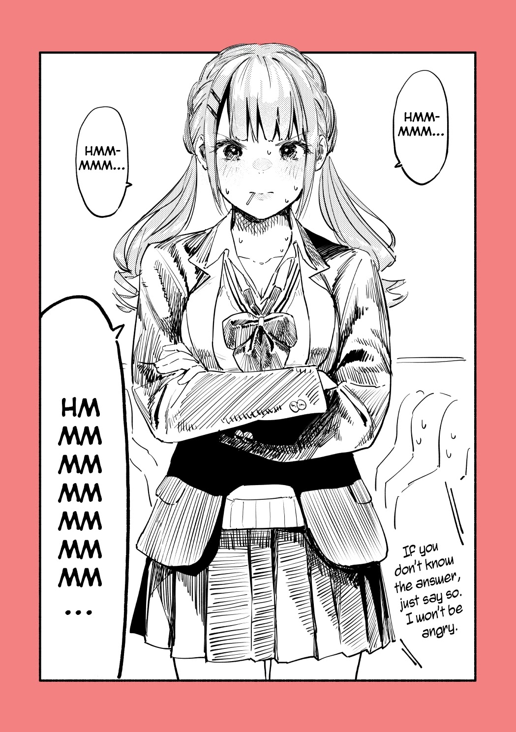 Nirugame-Chan With The Huge Ass And Usami-Kun Chapter 16: Nirugame-Chan Who Was Called On In Class - Picture 1
