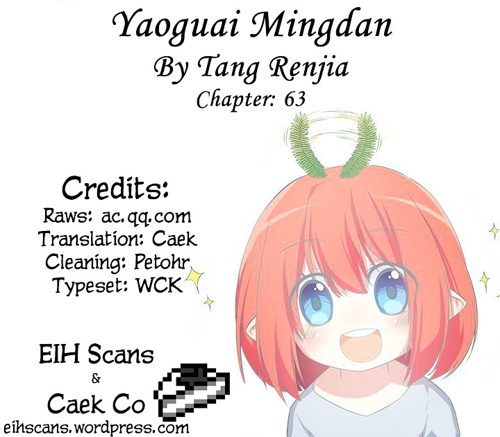 Yaoguai Mingdan - Page 1