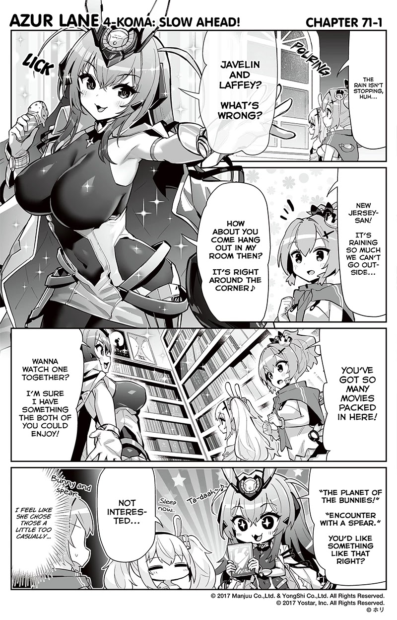 Azur Lane 4-Koma: Slow Ahead Chapter 71 - Picture 1