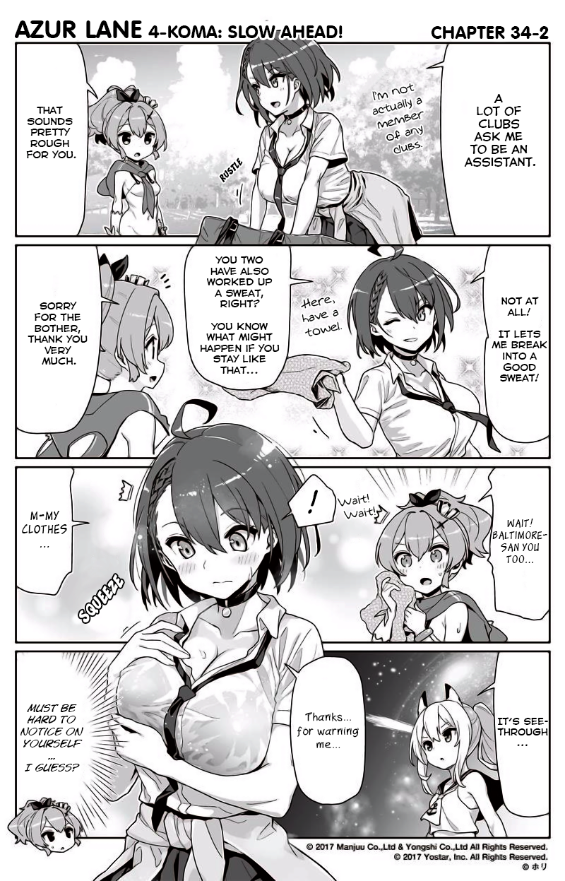 Azur Lane 4-Koma: Slow Ahead Chapter 34 - Picture 2