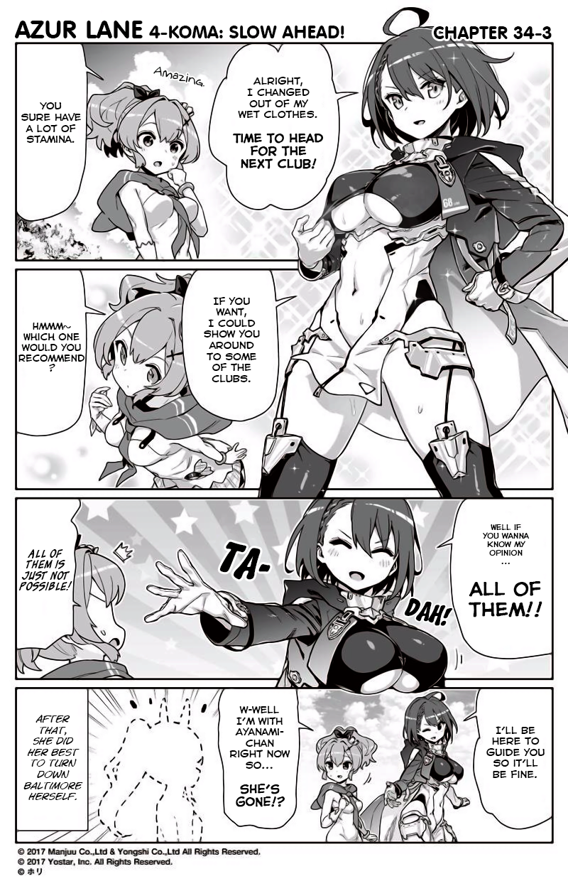 Azur Lane 4-Koma: Slow Ahead Chapter 34 - Picture 3