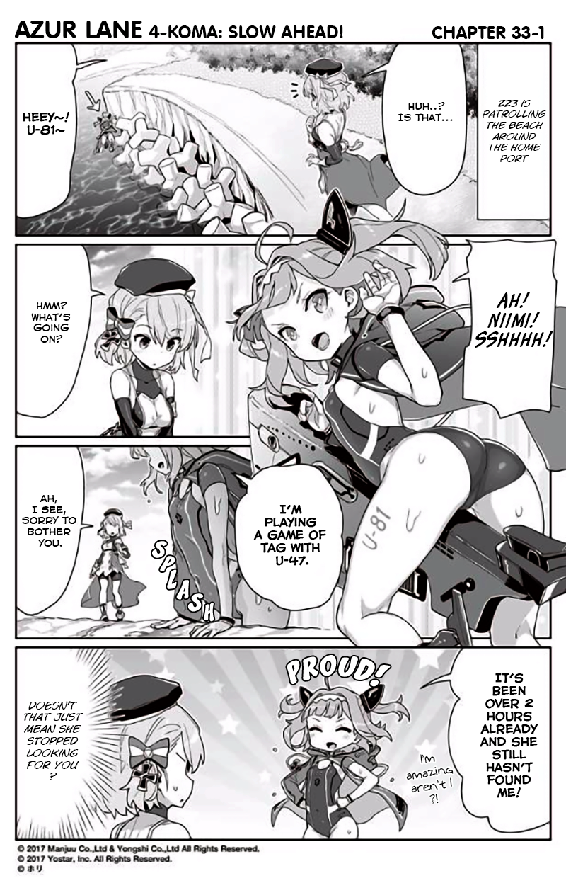 Azur Lane 4-Koma: Slow Ahead Chapter 33 - Picture 1