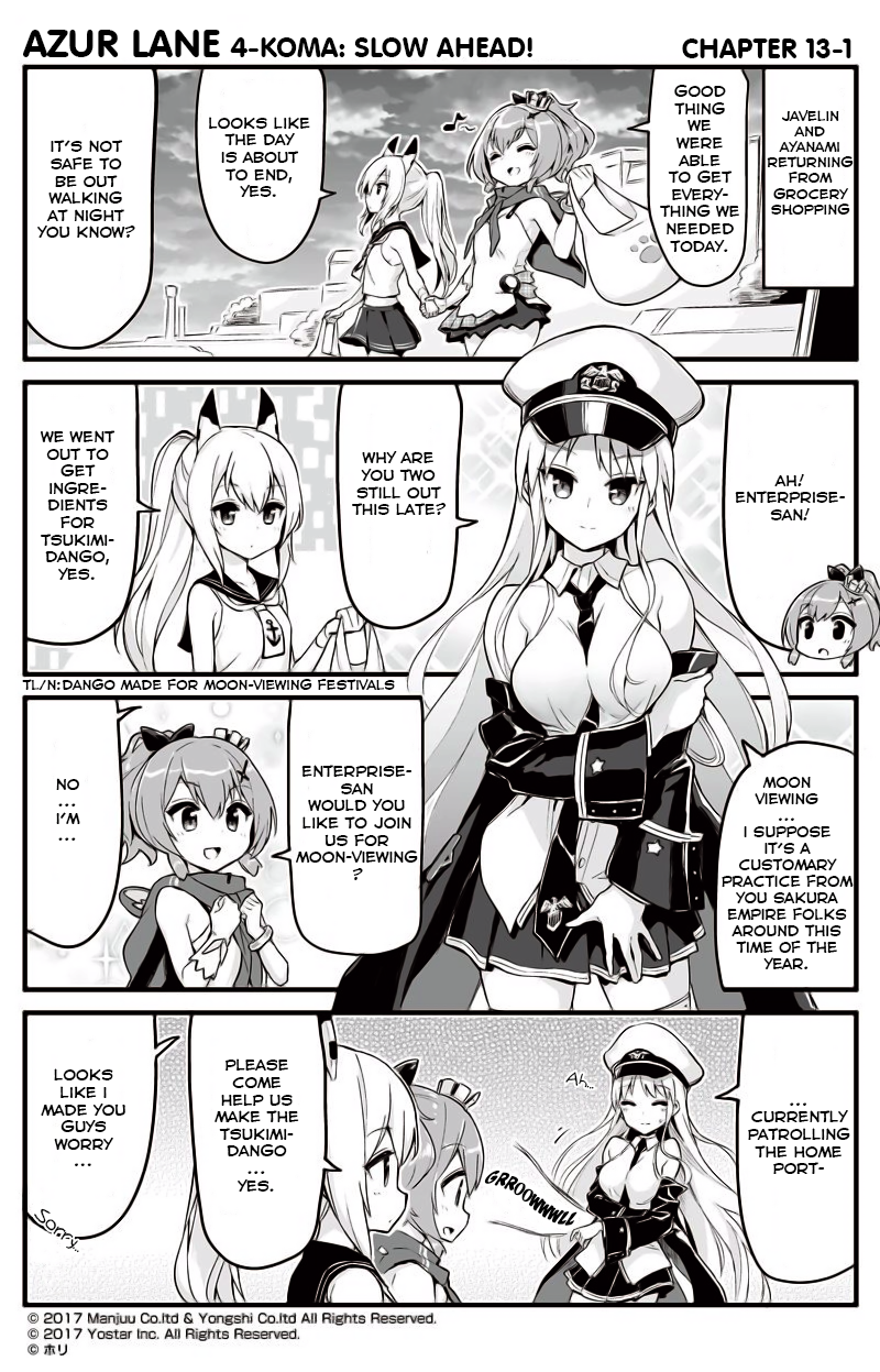 Azur Lane 4-Koma: Slow Ahead Chapter 13 - Picture 1