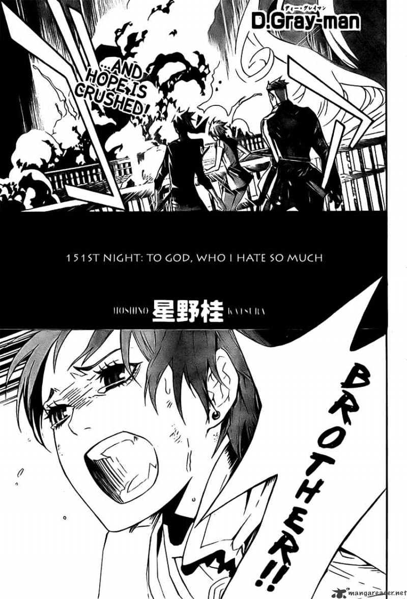 D.gray-Man Chapter 151 : To God, Who I Hate So Much - Picture 3