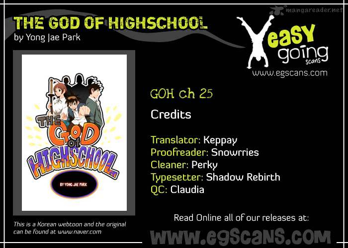 The God Of High School Chapter 25 - Picture 1