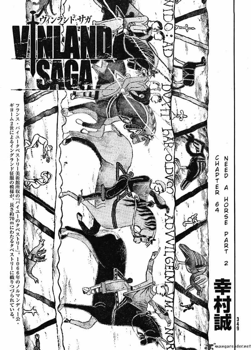 Vinland Saga Chapter 64 : Need A Horse 2 - Picture 1