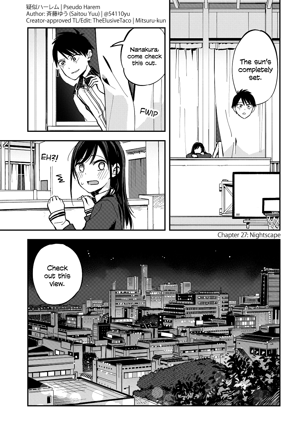 Pseudo Harem Chapter 27: Nightscape - Picture 1