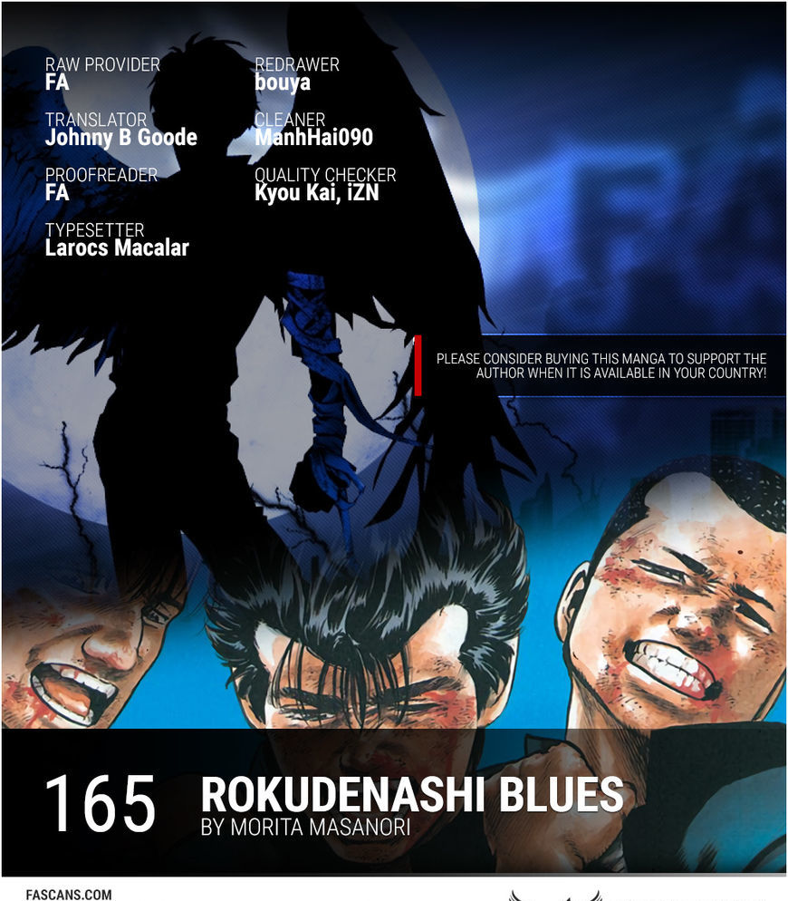 Rokudenashi Blues Vol.9 Chapter 165 : Sharpness And Wit - Picture 1