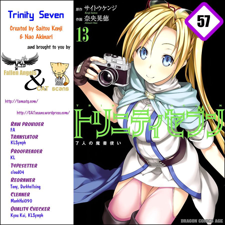 Trinity Seven: 7-Nin No Mahoutsukai Vol.13 Chapter 57: Primary Decision And Saving The World - Picture 1