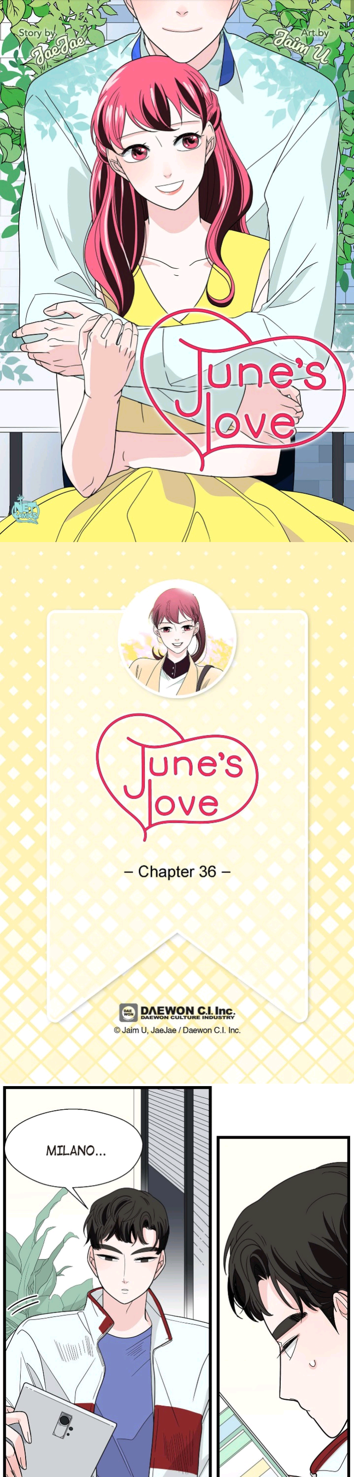 June’S Love Chapter 36 - Picture 1