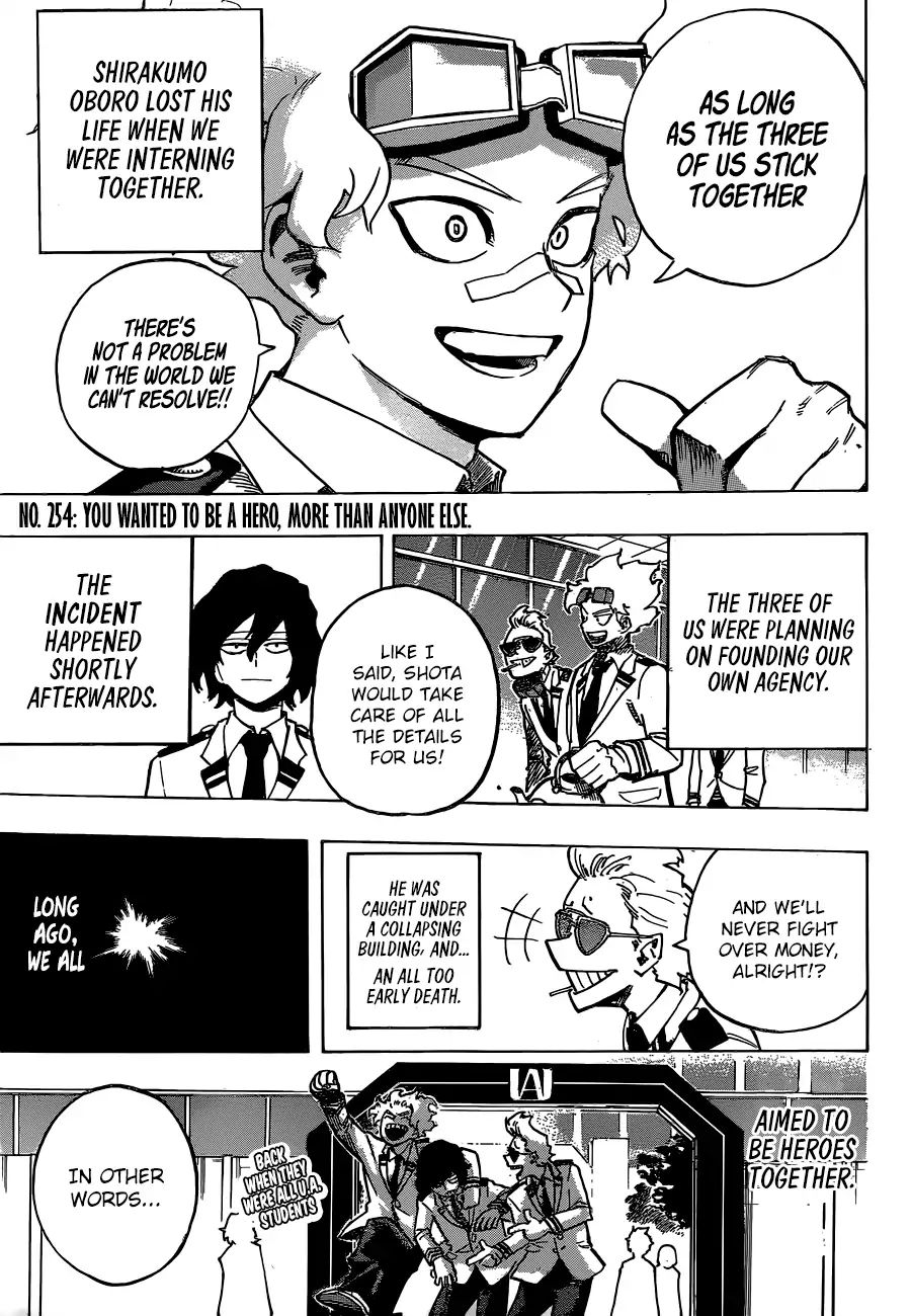Boku No Hero Academia Chapter 254: You Wanted To Be A Hero, More Than Anyone Else. - Picture 3