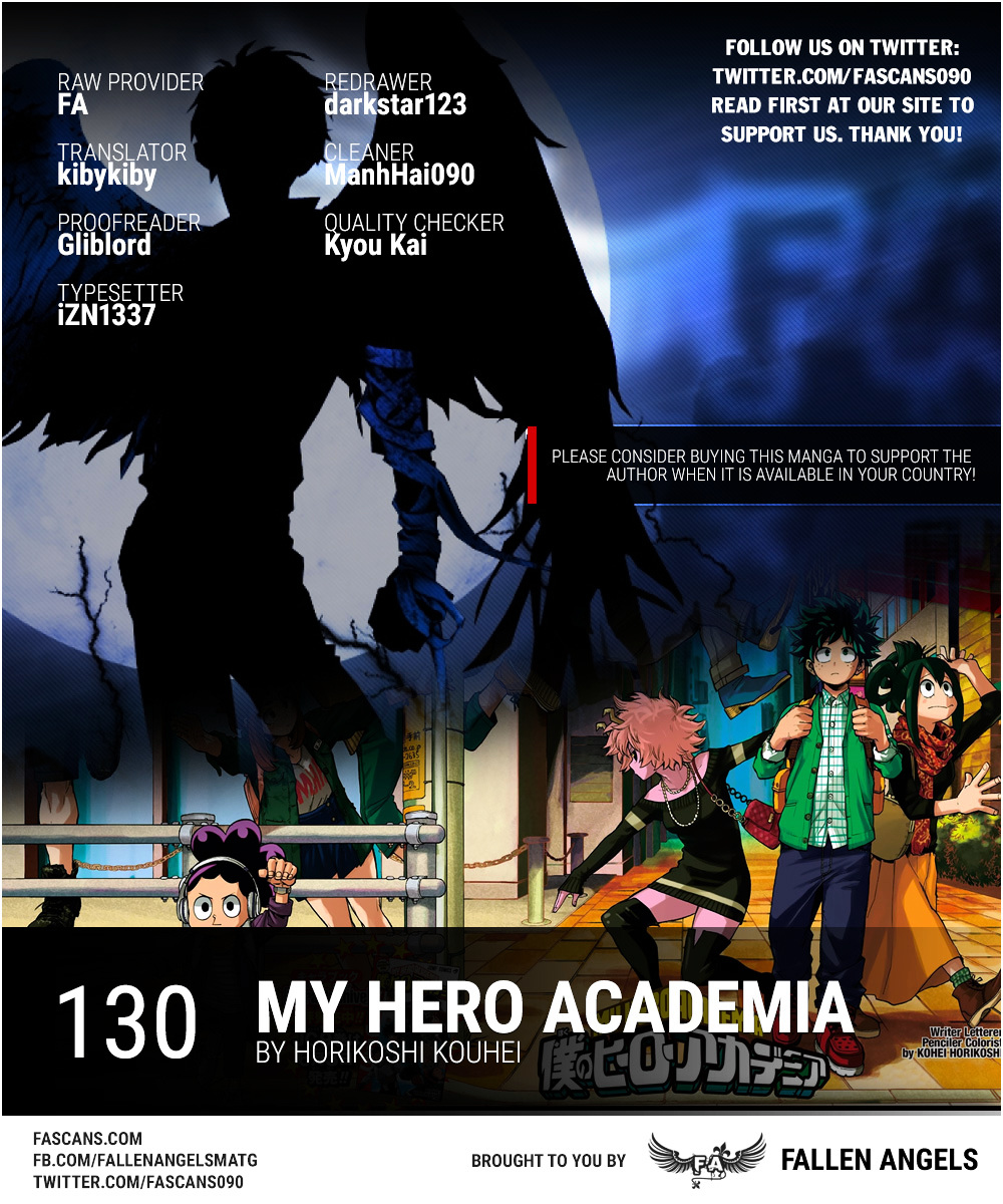 Boku No Hero Academia Chapter 130 (V2) : Demand The Whole Truth - Picture 1