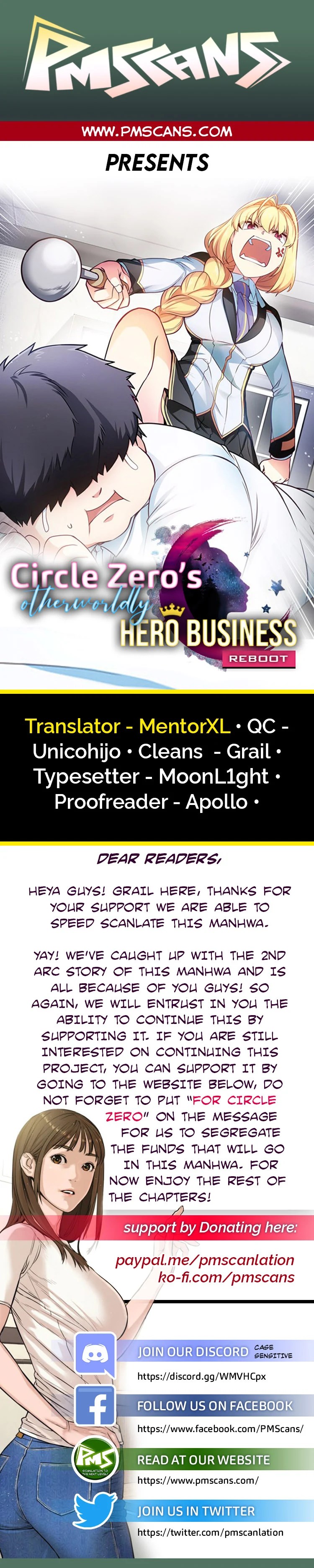 Circle Zero's Otherworldly Hero Business: Reboot - Page 1
