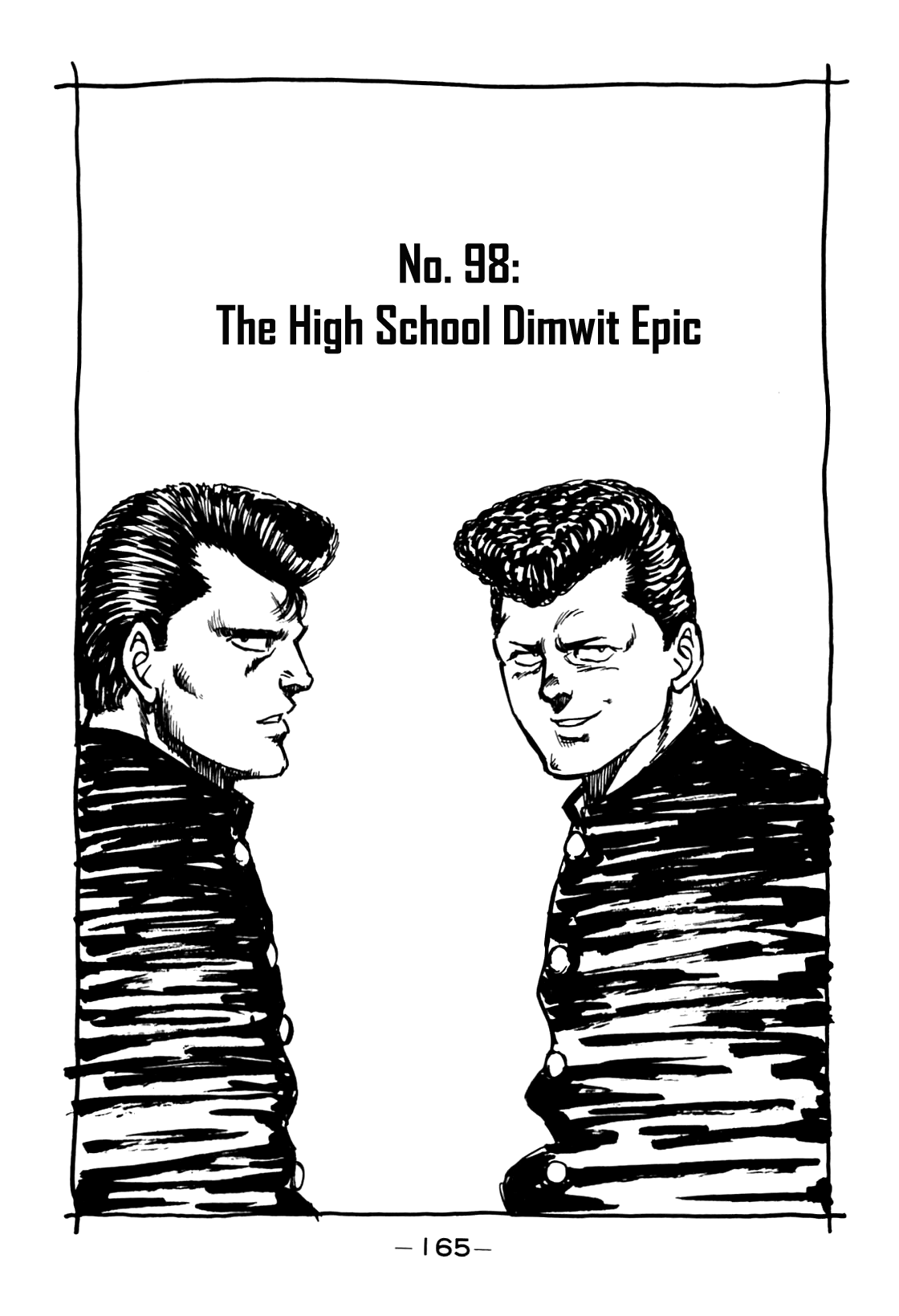 Be-Bop-Highschool Chapter 98: The High School Dimwit Epic - Picture 1