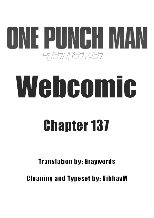 Onepunch-Man (One) Chapter 137 - Picture 1