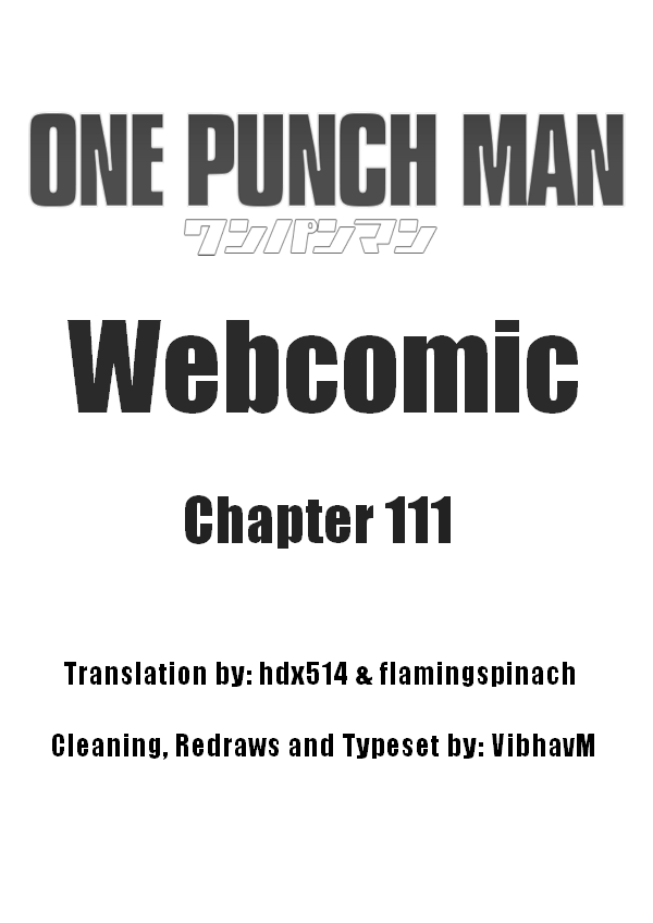 Onepunch-Man (One) Chapter 111 - Picture 1