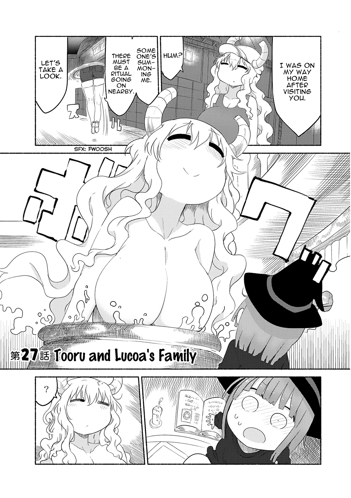 Kobayashi-San Chi No Maid Dragon Chapter 27: Tooru And Lucoa S Family - Picture 3