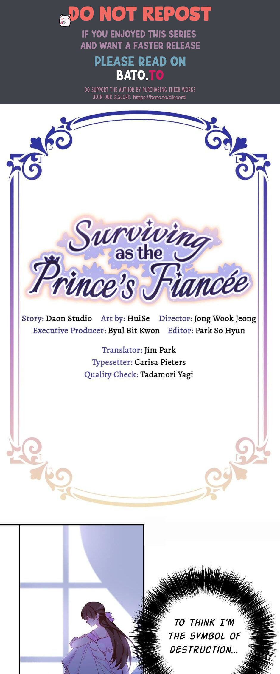 Surviving As The Prince's Fiancée - Page 1