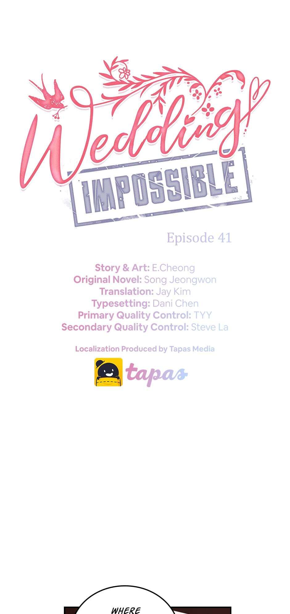 Wedding Impossible Chapter 41 - Picture 1