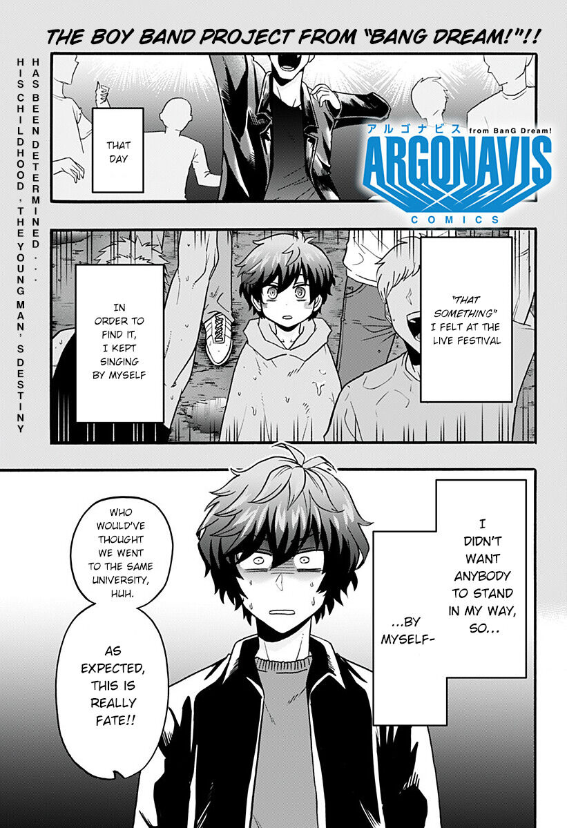 Argonavis From Bang Dream! Comics Chapter 2 : The Lit Up Sea Route That Leads To The Stars - Picture 1
