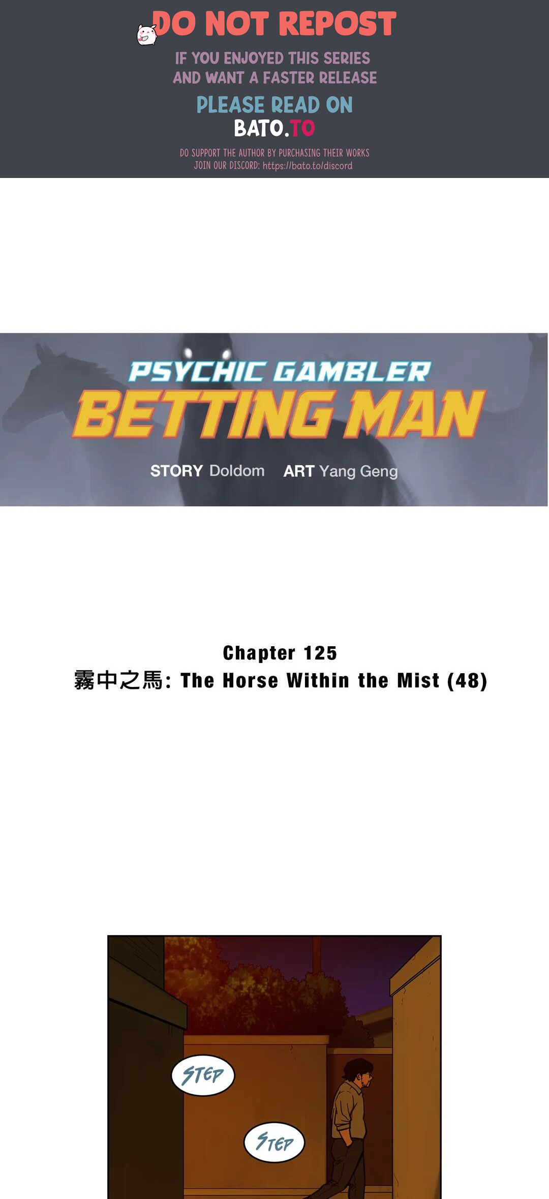 Psychic Gambler: Betting Man - Page 1
