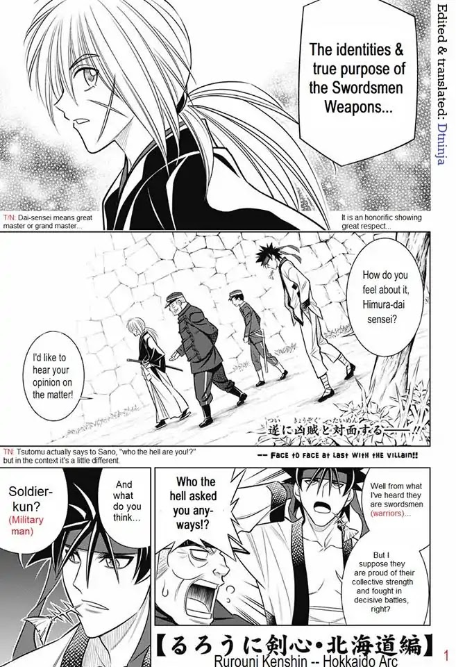 Rurouni Kenshin: Hokkaido Arc Chapter 8: Itekuara's Interrogation Pt 2 - Picture 1