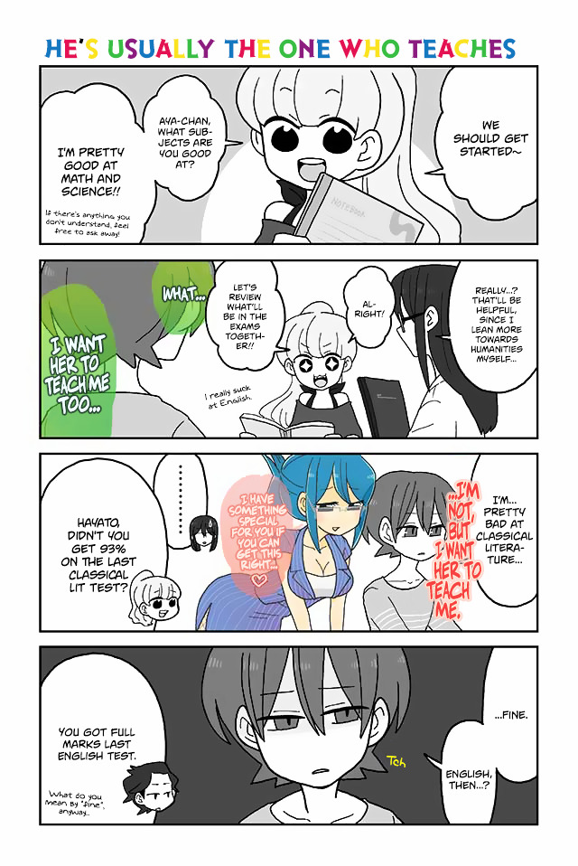 Mousou Telepathy Chapter 184 : He's Usually The One Who Teaches - Picture 1