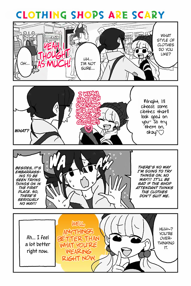 Mousou Telepathy Chapter 66 : Clothing Shops Are Scary - Picture 1