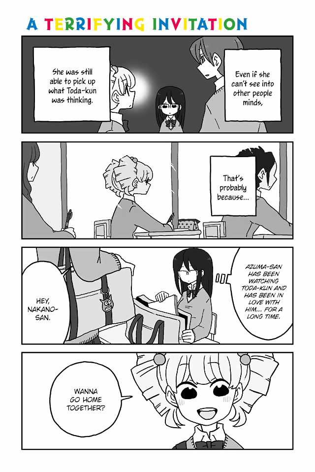 Mousou Telepathy Chapter 54 : A Terrifying Invitation - Picture 1