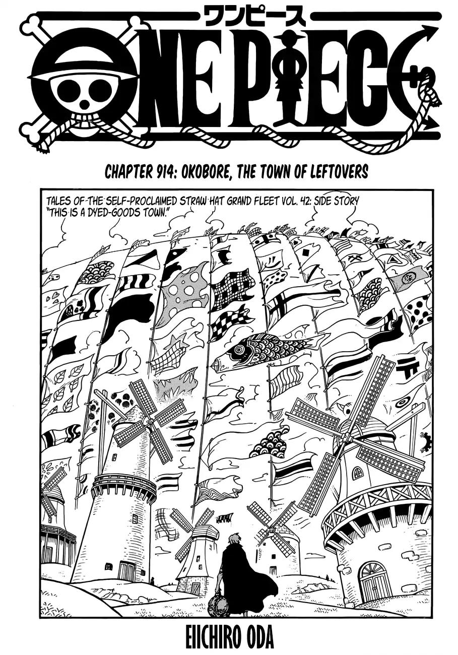 One Piece Chapter 914 - Picture 1
