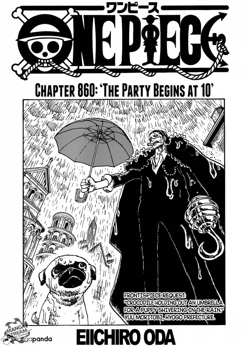 One Piece Chapter 860 : The Party Begins At 10 - Picture 1