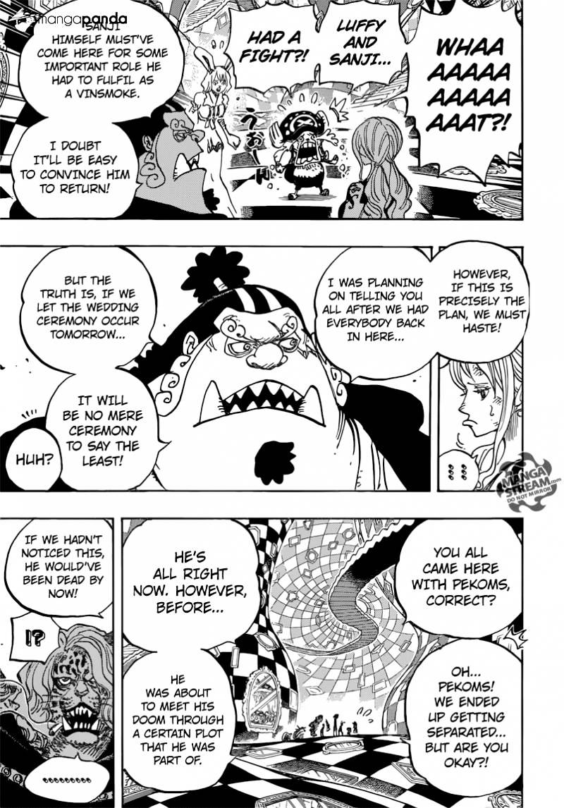 One Piece Chapter 856 : Liar! - Picture 3