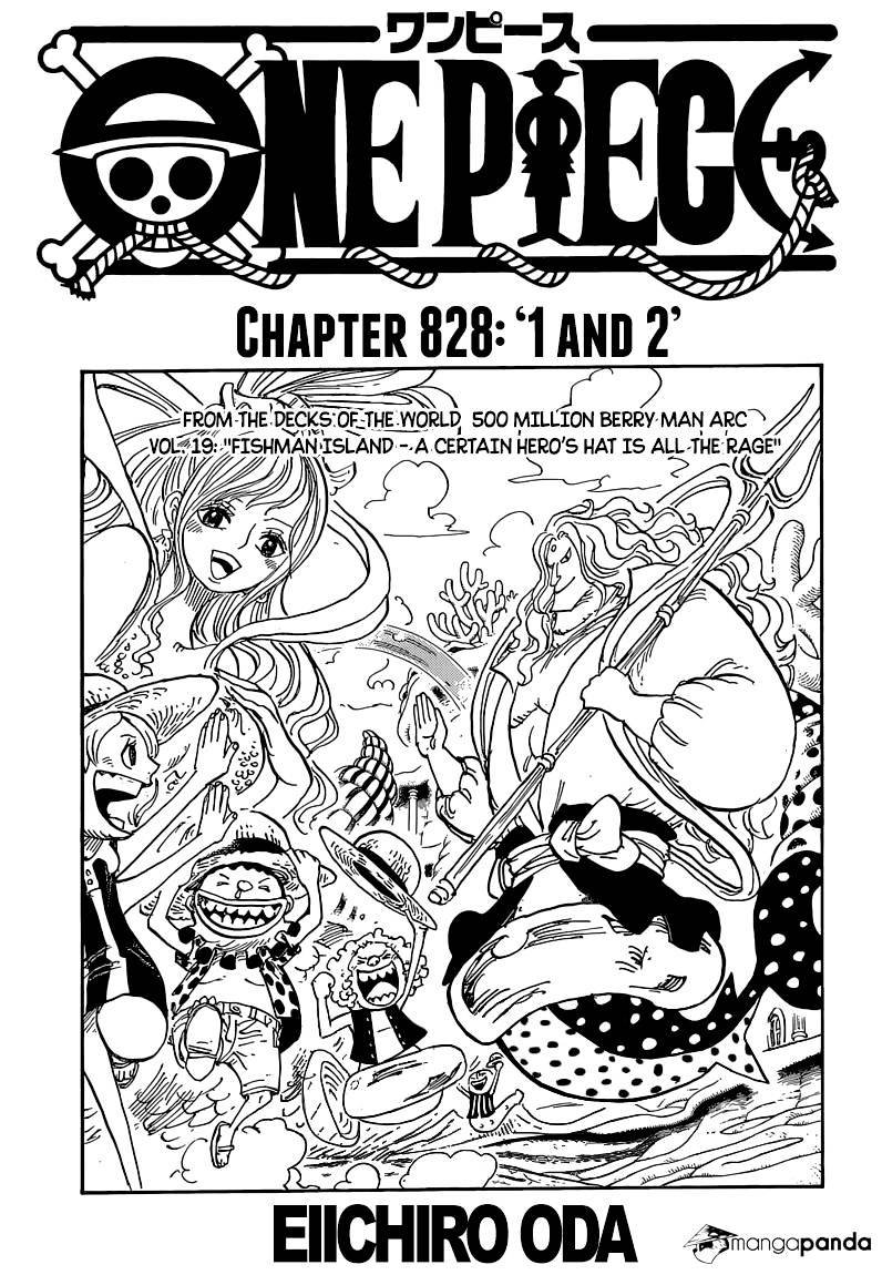 One Piece Chapter 828 : 001 And 002 - Picture 1