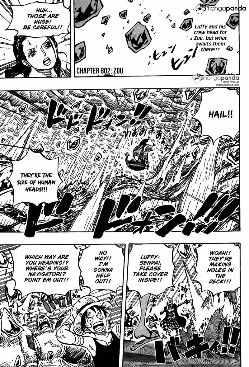 One Piece Chapter 802 : Zou - Picture 3