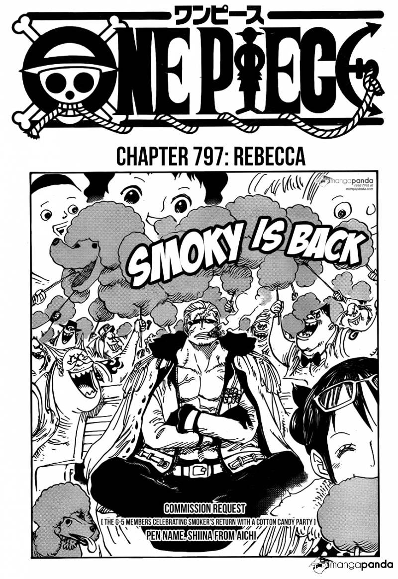 One Piece Chapter 797 : Rebecca - Picture 1