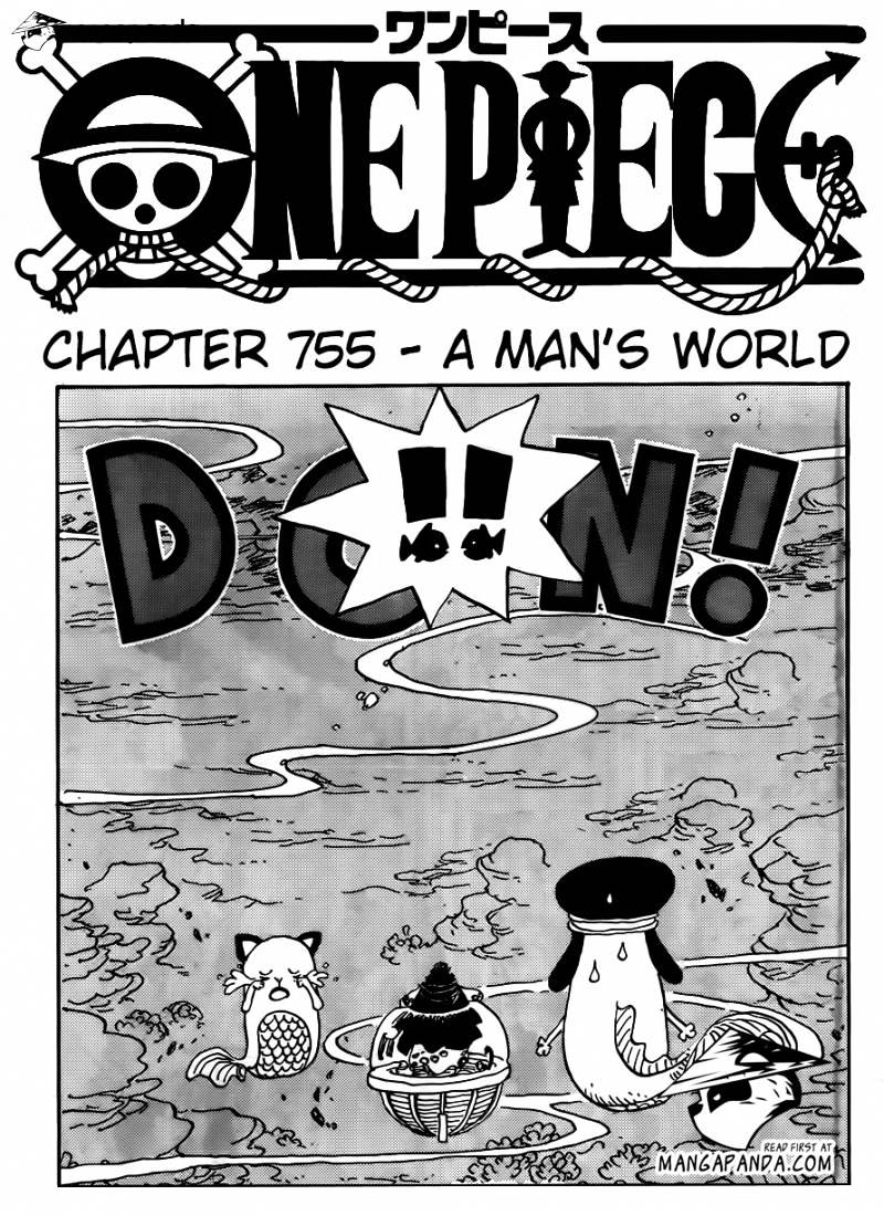 One Piece Chapter 755 : A Man’S World - Picture 1