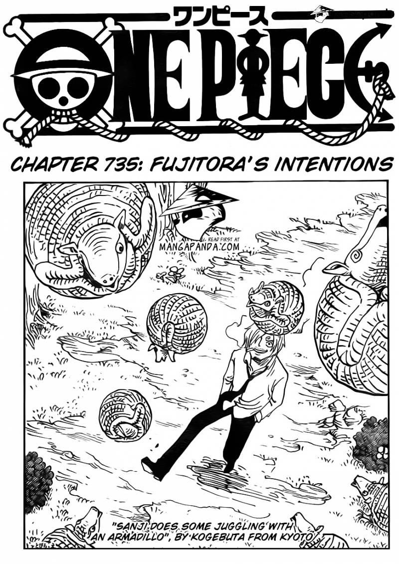 One Piece Chapter 735 : Fujitora S Intentions - Picture 3