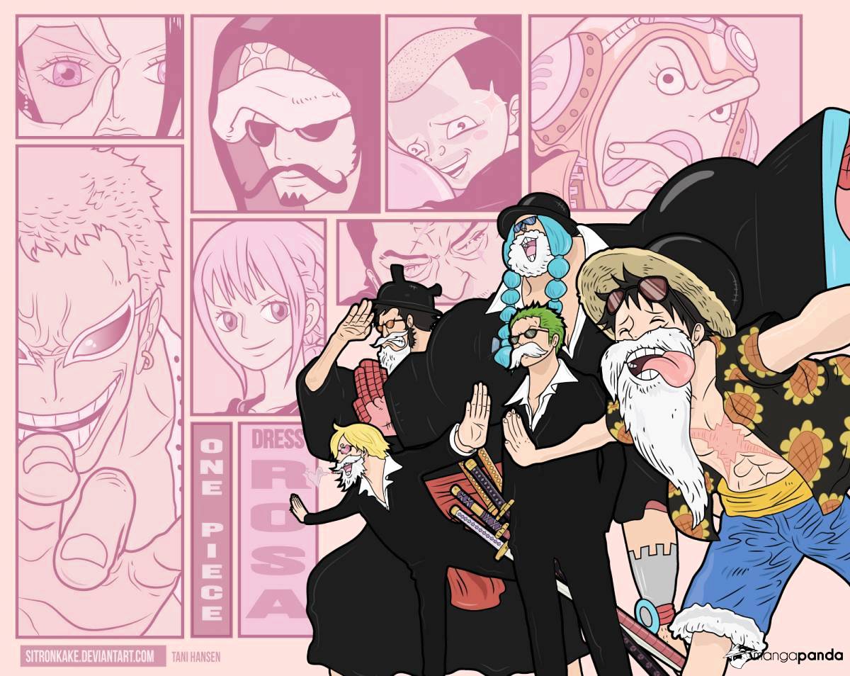 One Piece Chapter 729 : Shichibukai Doflamingo Vs Shichibukai Law - Picture 2