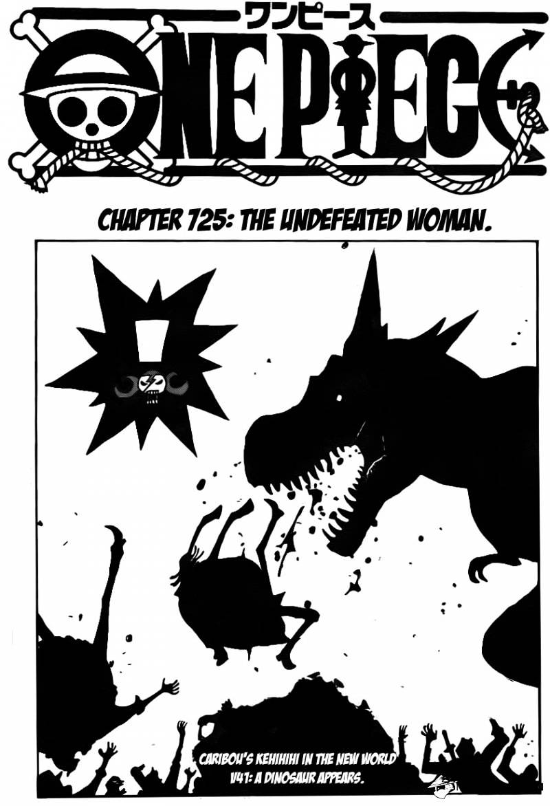 One Piece Chapter 725 : The Undefeated Woman - Picture 3