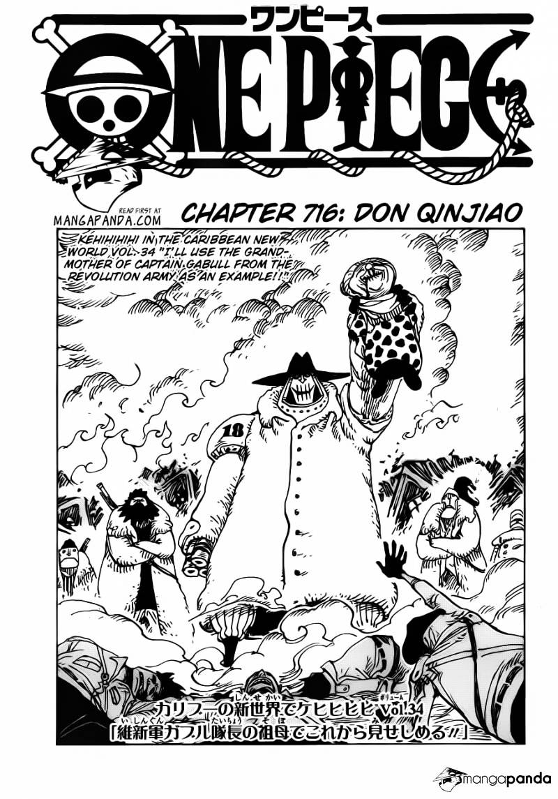One Piece Chapter 716 : Don Qinjiao - Picture 3