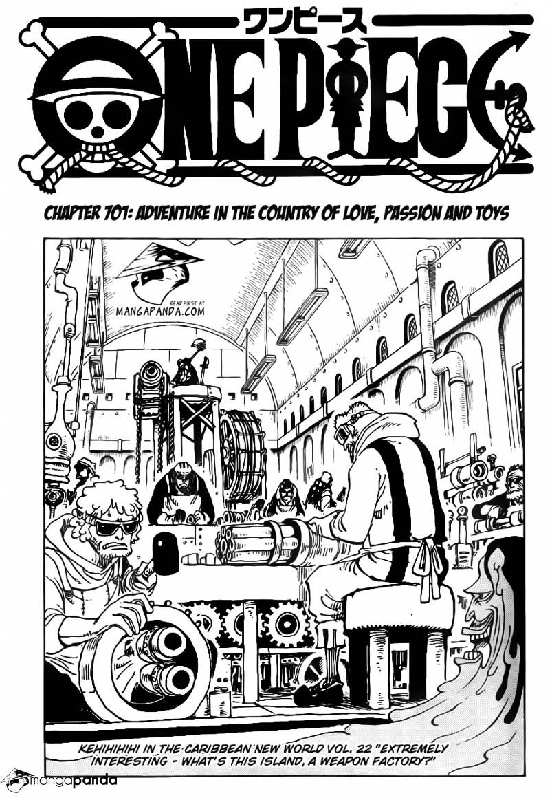 One Piece Chapter 701 : Adventure In The Country Of Love, Passion And Toys - Picture 3