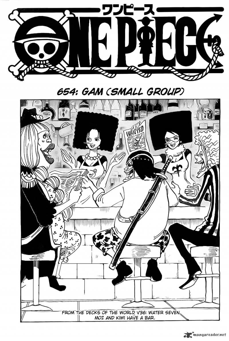 One Piece Chapter 654 : Gam (Small Group) - Picture 1