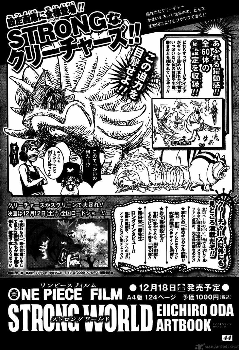 One Piece Chapter 564 : The Man Who Shakes The World - Picture 1