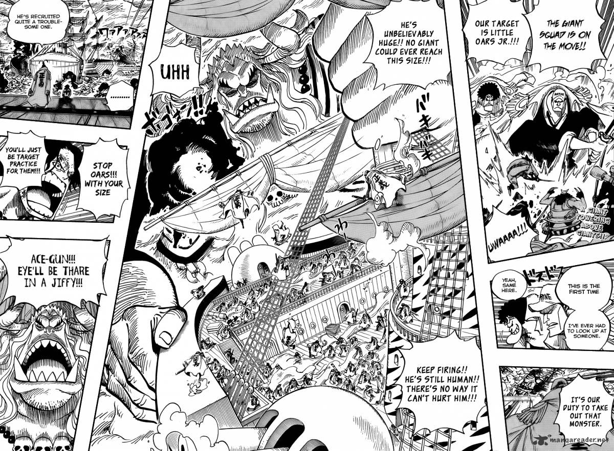 One Piece Chapter 555 : Oars And His Hat - Picture 2